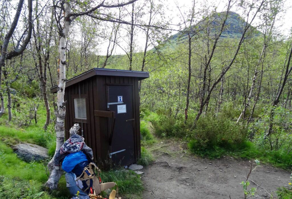Toaleta na szlaku Fjallraven Classic
