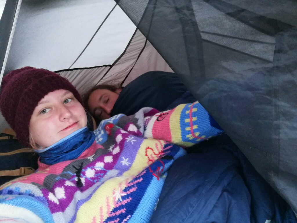 Nocleg na trasie Kungsleden