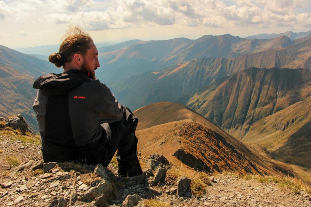 Widok ze szczytu Moldoveanu