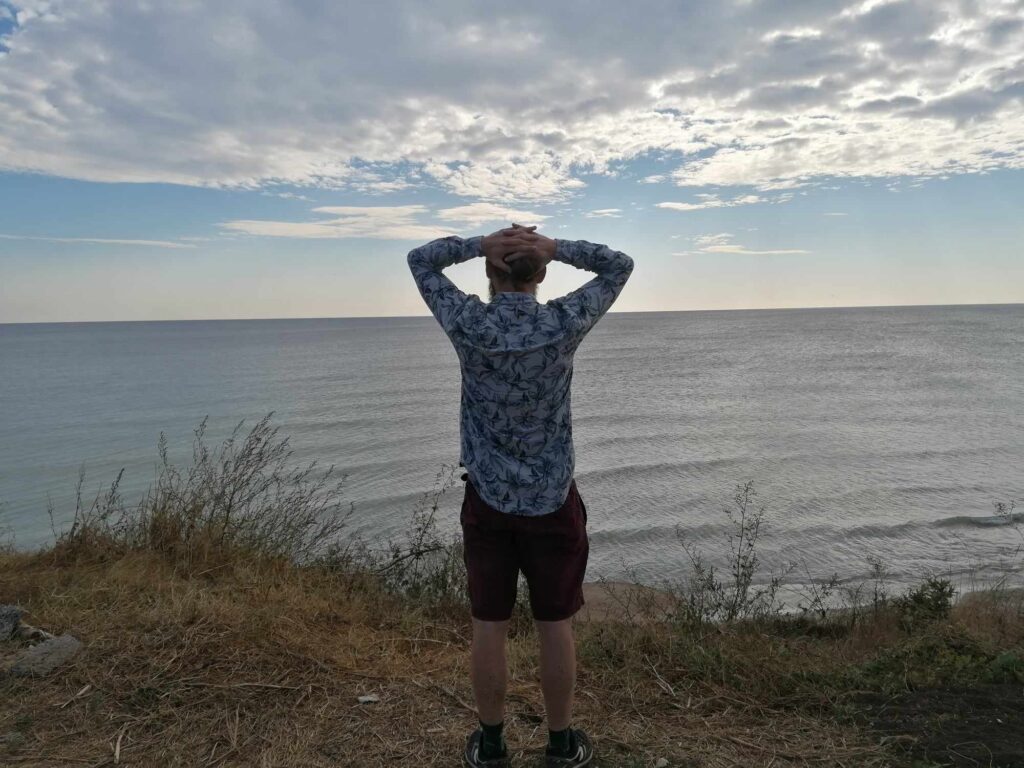 Widok na Morze Czarne w Vama Veche
