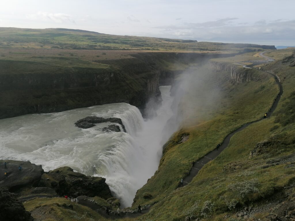 Wodospad Gullfoss – dolna kaskada 