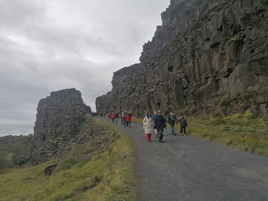 Wąwóz Almannagja – park narodowy Thingvellir