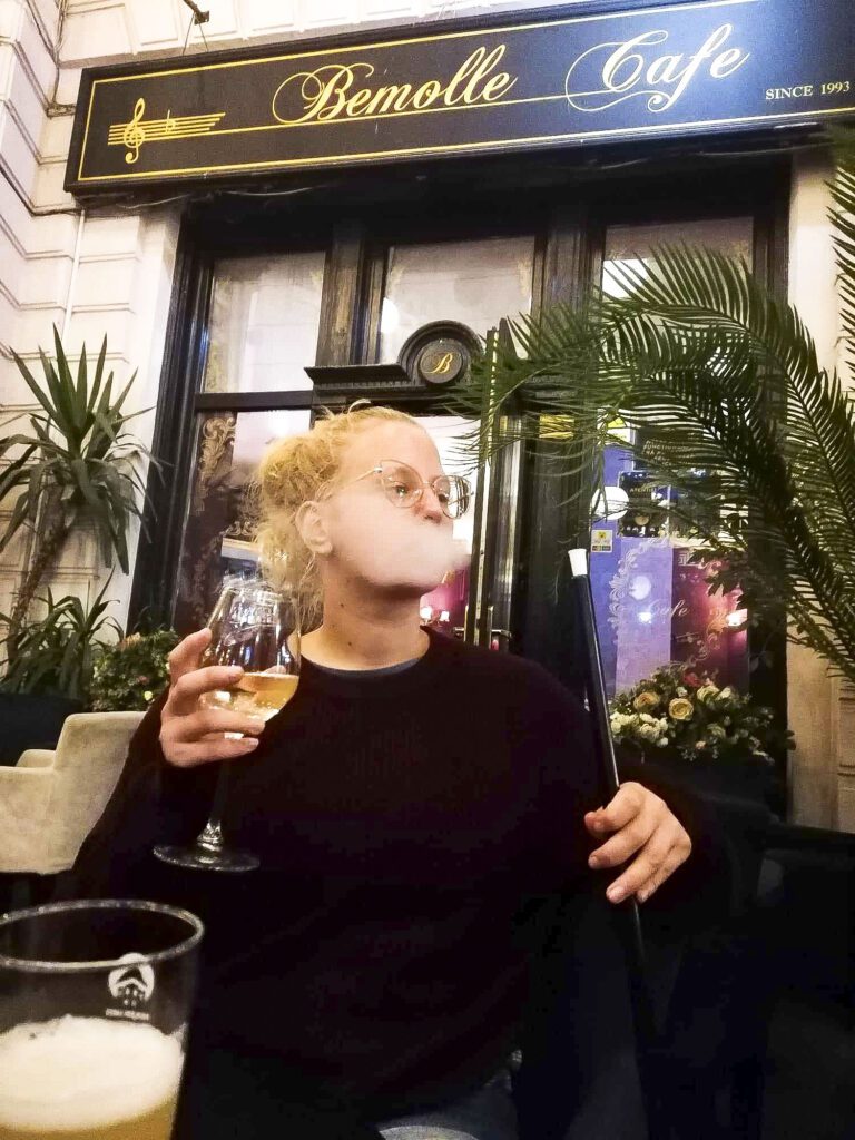 Szisza w Bemolle Cafe