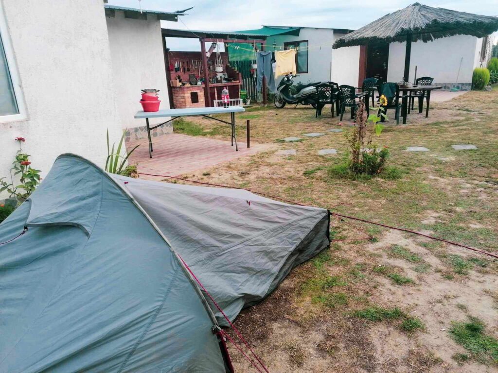 Pole namiotowe z kuchnią w Sulina Beach Camping