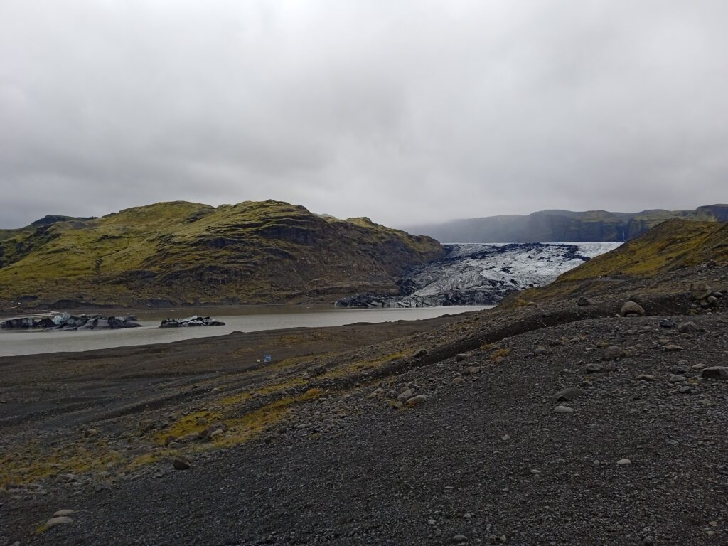 Lodowiec Solheimajokull