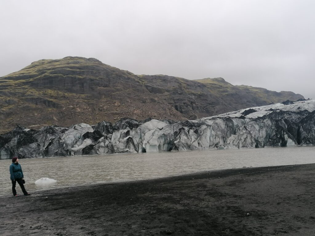 Lodowiec Solheimajokull