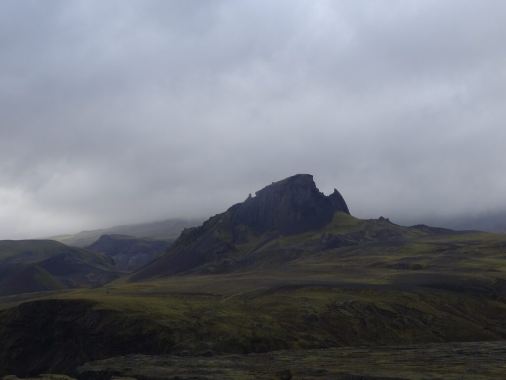 Szczyt Einhyrningur (ok. 750 m n.p.m) na szlaku Laugavegur