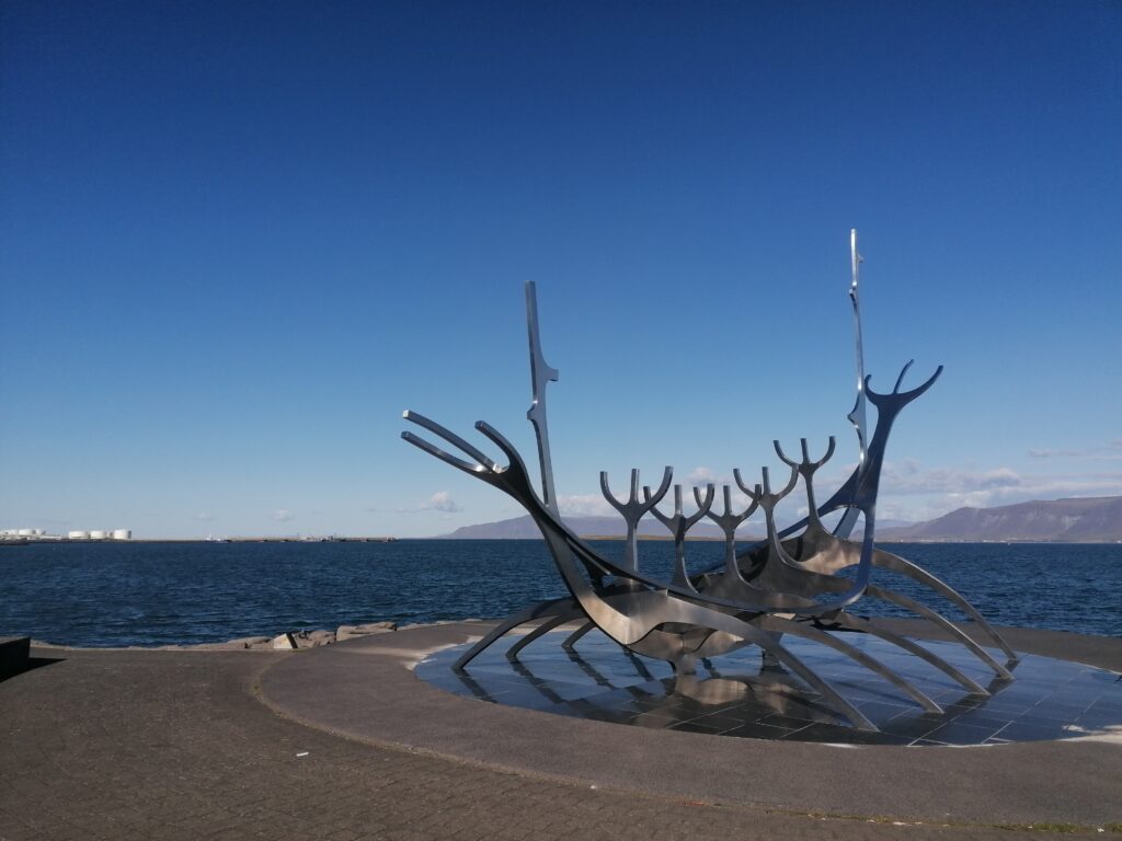 Sun Voyager, rzeźba na wybrzeżu Reykjaviku