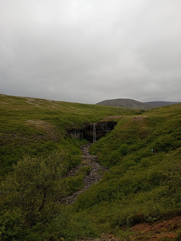 Wodospad Svartifoss w Parku Narodowym Skaftafell