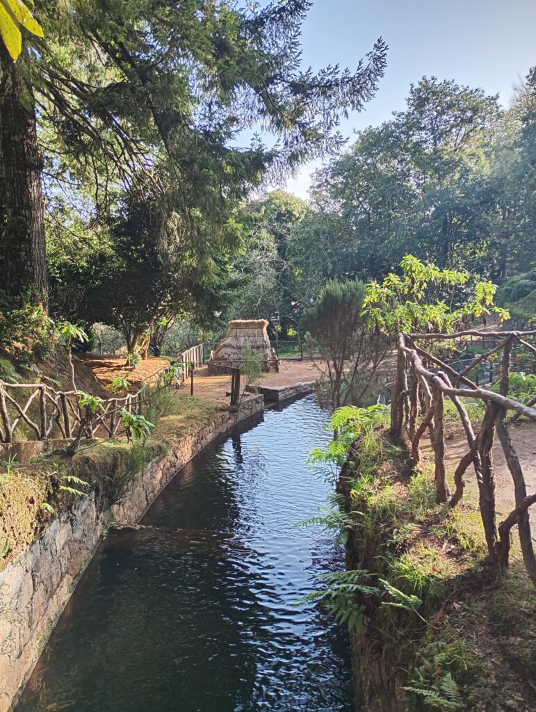 Domki nad lewadą w parku Queimadas